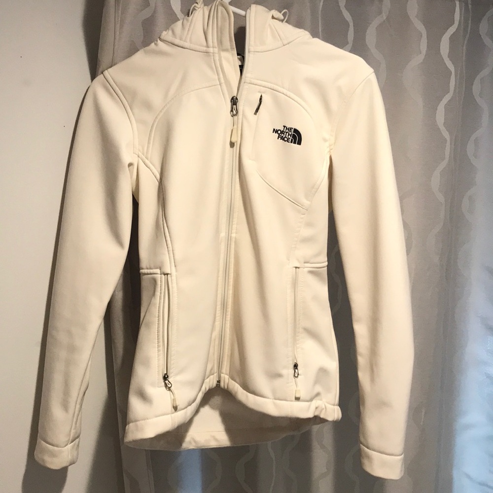 White North Face jacket